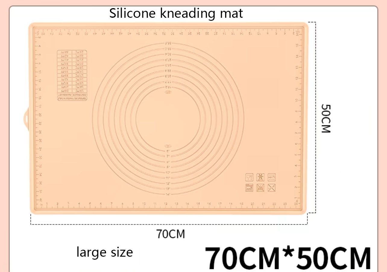 Silicone kneading mat